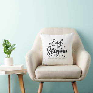 Coussin Mettre fin à la stigmatisation - Santé mentale