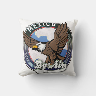 Coussin Mexique par avion patch.