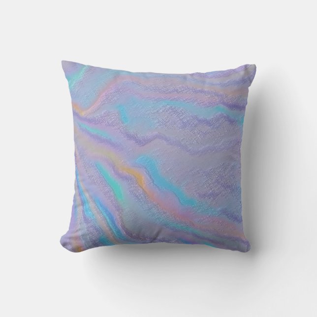 Coussin Mezmerizing Iridescence Stone (Recto)