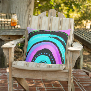 Coussin Miami Style Fun Rainbow