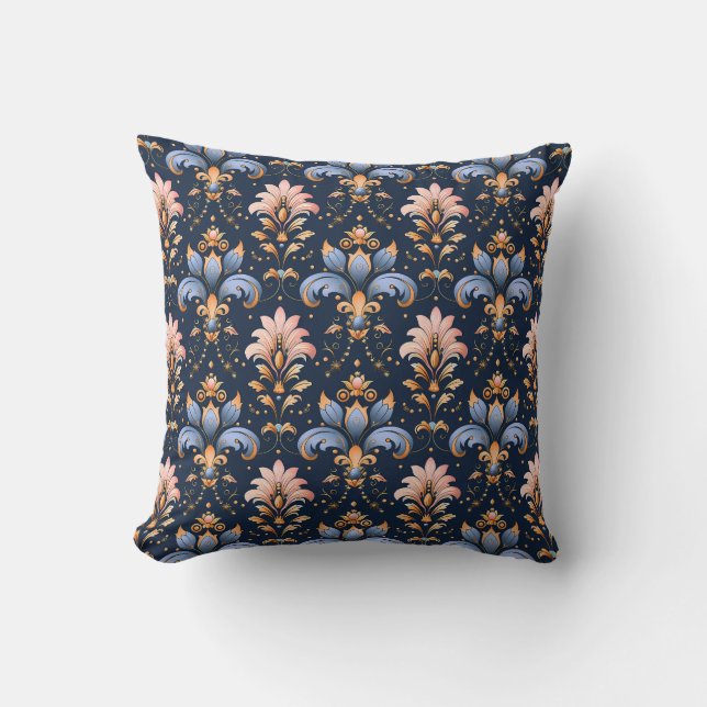 Coussin Midnight Baroque Bloom Princesscore (Recto)