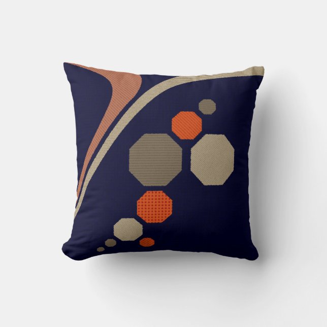 Coussin Miel orange | personnalisable (Recto)