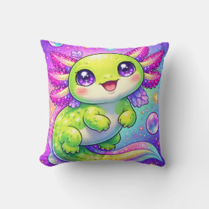Coussin Mignon Art de Fantaisie Pastel de Créature Kawaii 