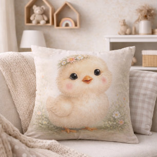 Coussin Mignon bébé poussin chambre d'enfants neutre