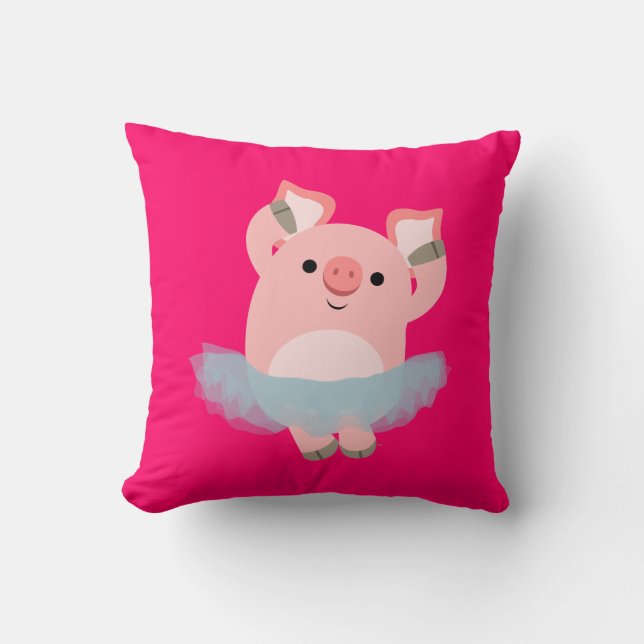Coussin mignon de porc de ballerine de bande (Recto)