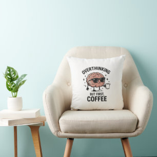 Coussin Mignon mais déjanté – T-shirt graphique drôle et o