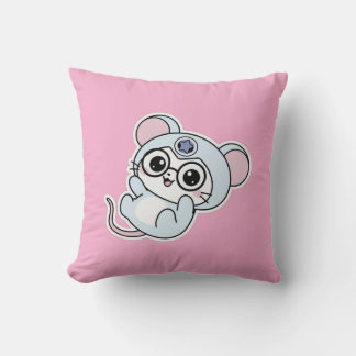 Coussin Mignon petit adorable souris charmante