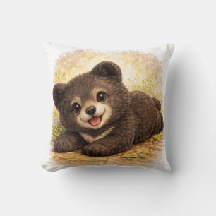 Coussin Mignon style d'ourson chiot Kawaii animal Gif conf