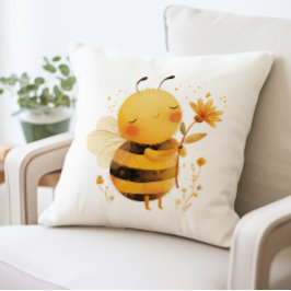 Coussin Mignonne Abeille, Abeille Douillette