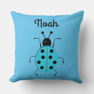 Coussin mignons coccinelles, personnalisées