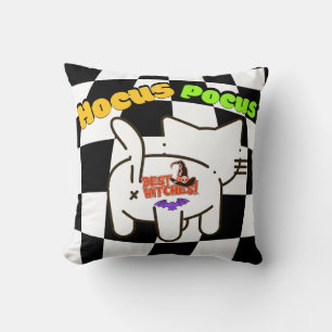 Coussin Mikitiez hocus pocus fuuny cat halloween mèmes