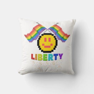 Coussin Mikitiez Jeux olympiques PE beignet arc-en-ciel sp