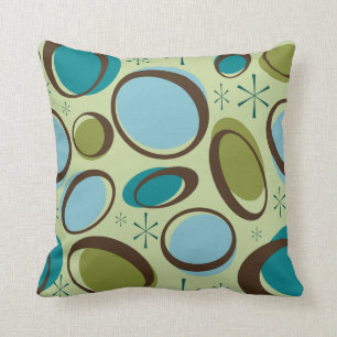 Coussin Milieu du siècle moderne et loin de l'ère spatia