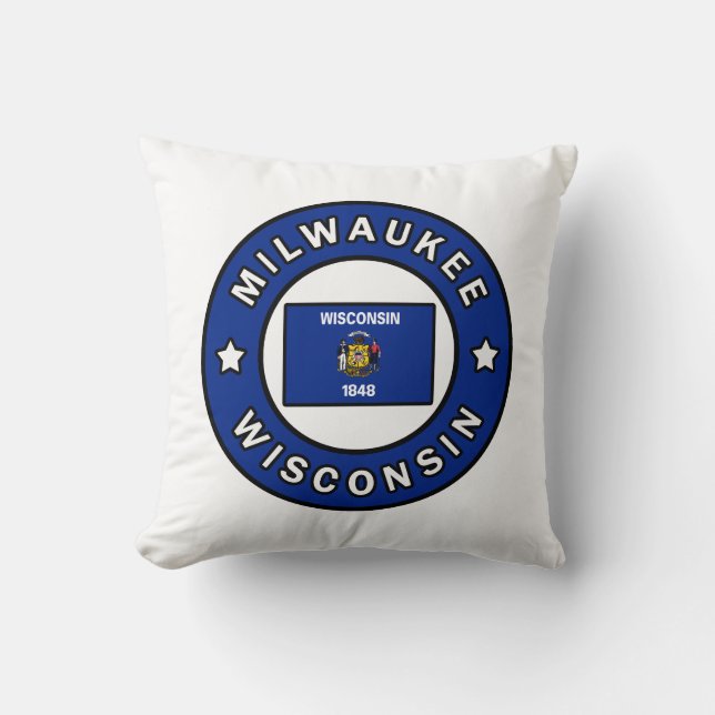 Coussin Milwaukee Wisconsin (Recto)