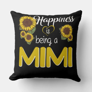 Coussin Mimi Venin | Happiness Is Being A MiMi Sunflower