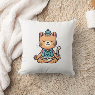 Coussin Mince Chat Monarque
