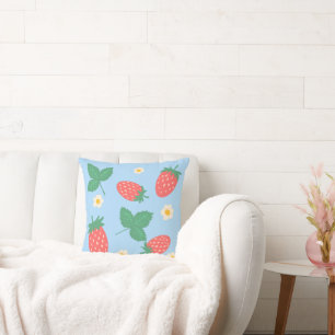 Coussin Mini Fleur de Fraisier