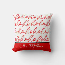 Mini Ho Ho Ho Texte Rouge Fête Motif Noël