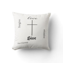 Minimal Christian Cross Typography | Love Forgive 