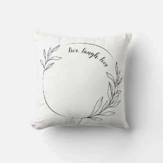 Coussin minimaliste à jeter