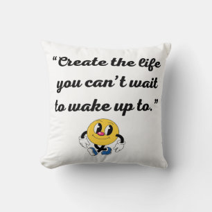 Coussin minimaliste chaleureux