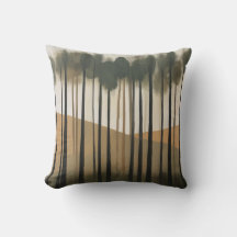 Coussin minimaliste des collines forestières