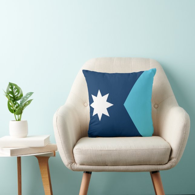 Coussin Minnesota Flag American MoJo Pillow (Chaise)