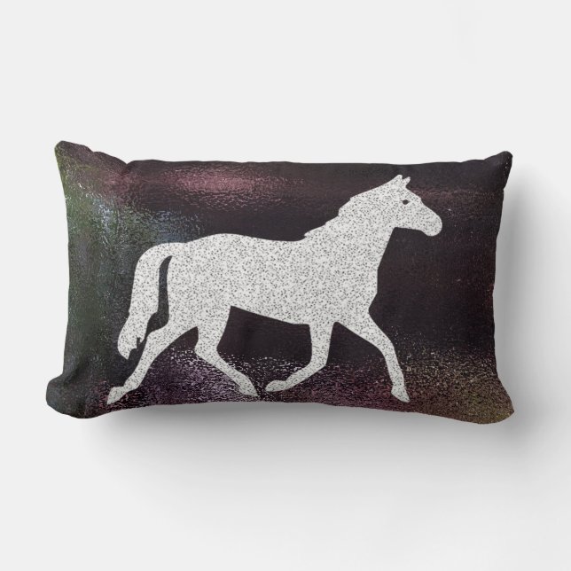 Coussin miroitant assez pourpre de cheval (Recto)