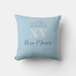Coussin Mis XV 15 Quinceañera Parties scintillant Crown