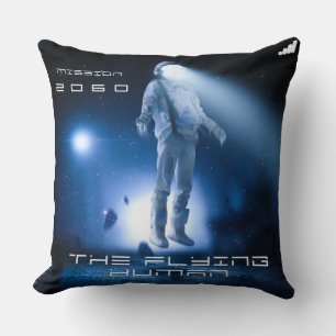 Coussin Mission d'oreiller de lancement 2060 Humains volan