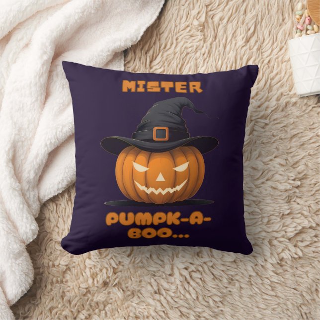 Coussin Mister Pumpk-A-Boo Halloween Pumpkin (Couverture)