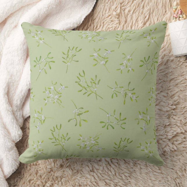 Coussin Mistletoe Stripes Vert Sage (Couverture)