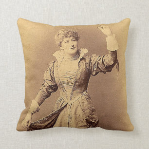 Coussin Mlle Ellen Terry comme Béatrice