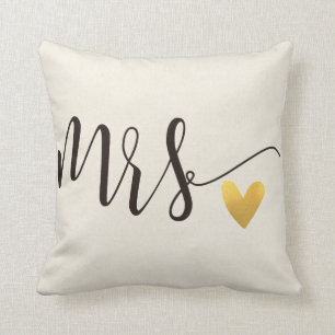 Coussin Mme Mr&Mme Wedding