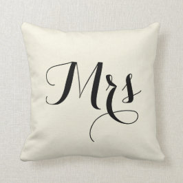 Coussin Mme Striped Back Pillow - outre de blanc