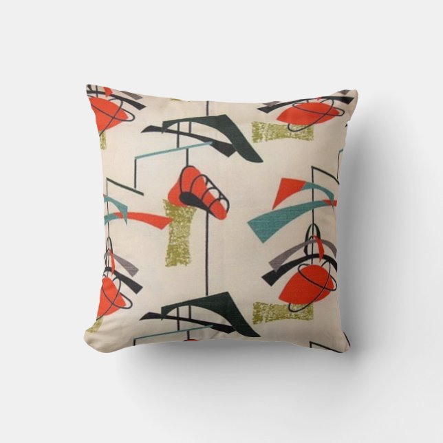 Coussin mobile atomique moderne de tissu de la (Recto)