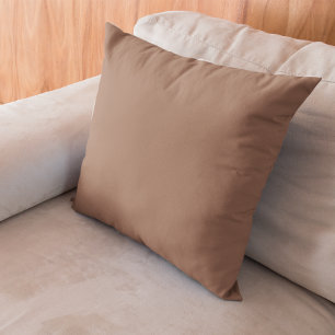 Coussin Mocha Mousse Solid Brown