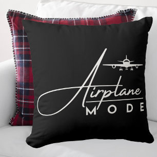Coussin Mode avion, Voyage, Script minimal, Aviation