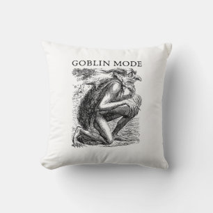 Coussin Mode Gobelin Goblincore Rétro Drôle Désactivé