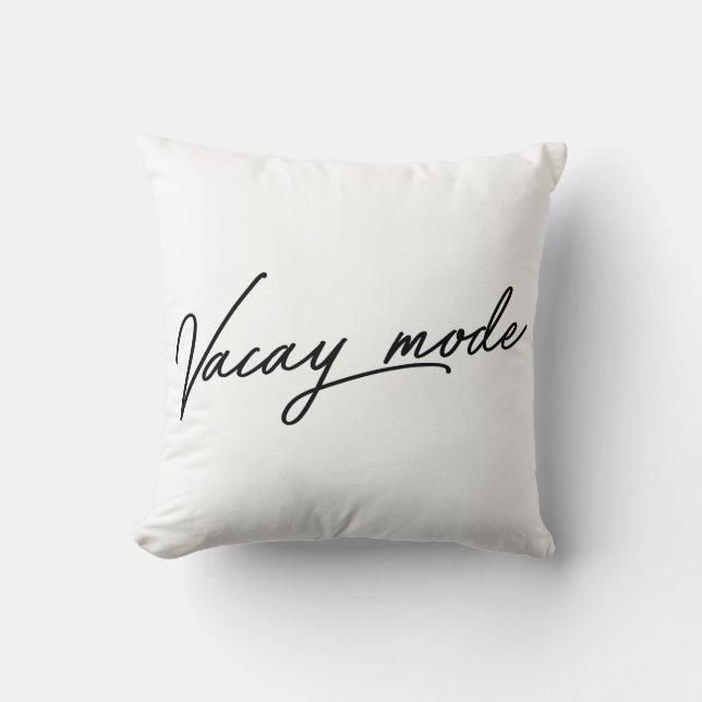 Coussin Mode Vacay (Recto)