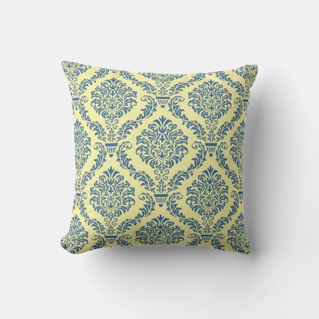 Coussin Modèle Damas de l'Empire français N°6 (Recto)