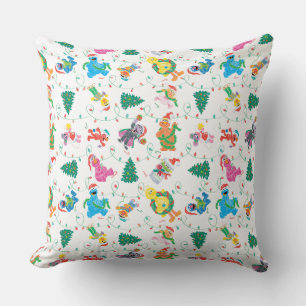 Coussin Modèle d'arbre de Noël de Sesame Street