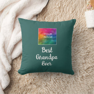 Coussin Modèle de calligraphie moderne Meilleur grand-père