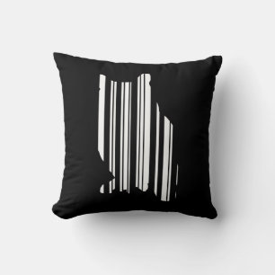 Coussin MODELE DE CODE BARRES OISEAU Chouette Code Barres 
