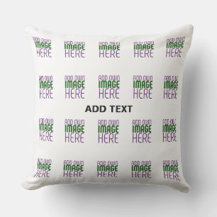 COUSSIN MODÈLE DE TEXTE D'IMAGE BLANCHE SIMPLE MODERNE