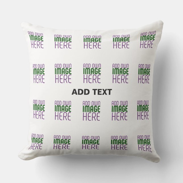 COUSSIN MODÈLE DE TEXTE D'IMAGE BLANCHE SIMPLE MODERNE (Recto)
