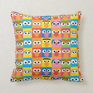 Coussin Modèle de yeux de personnages de Sesame Street