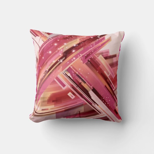 Coussin Modèle d'oreiller Lumineux moderne Monogramme (Recto)