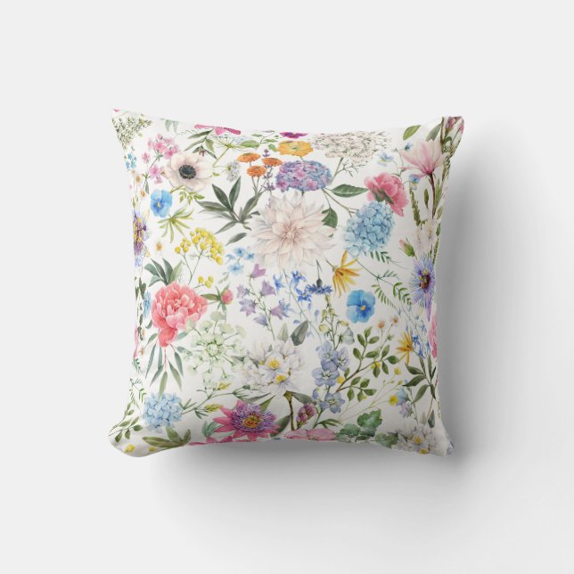 Coussin Modèle floral (Recto)