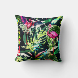 Coussin Modèle floral arrière - plan sans couture. Départ